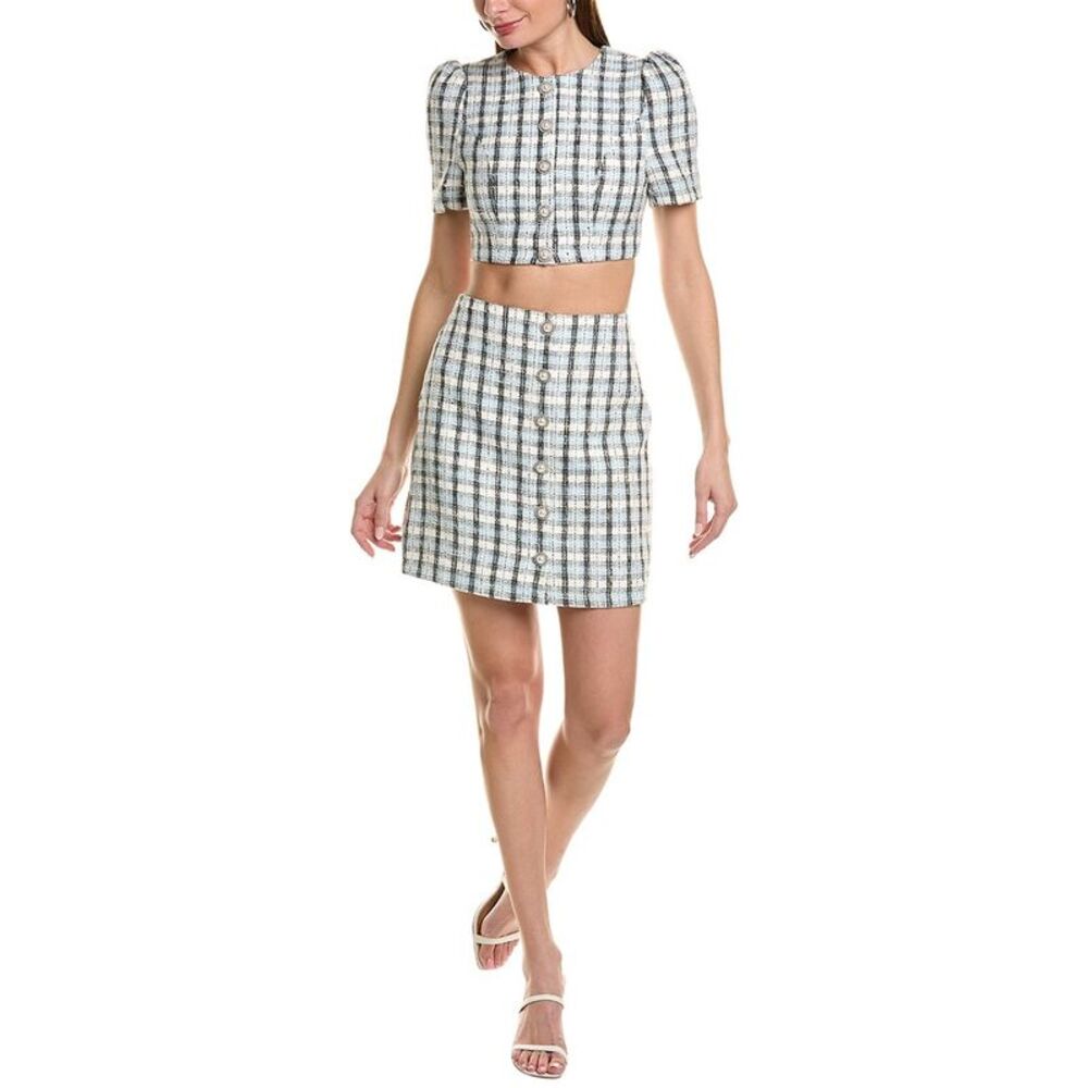 Seraphina Womens  2Pc Top & Skirt Set, Blue